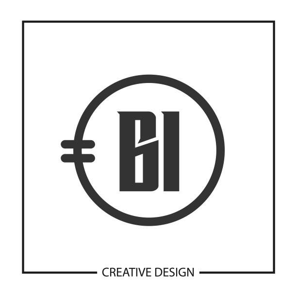 首字母BI logo模板设计图片下载
