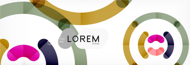 圆形线条设计背景图片下载