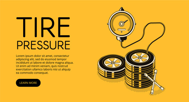 轮胎压力汽车汽车服务图片下载