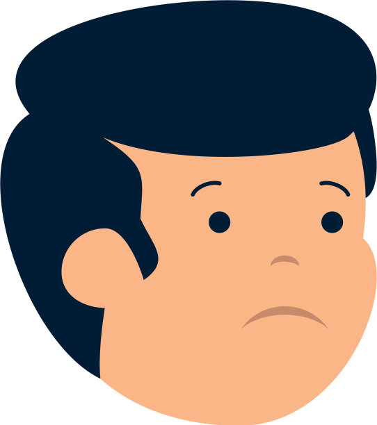 年轻伤心的男人头性格图片下载