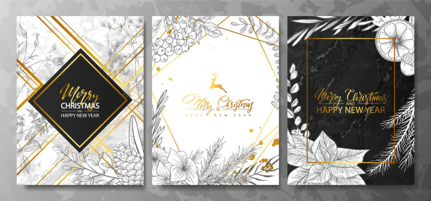 2019圣诞快乐，恭贺新禧图片下载