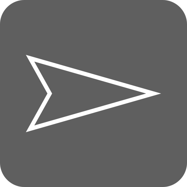 指针右平方图标图片下载