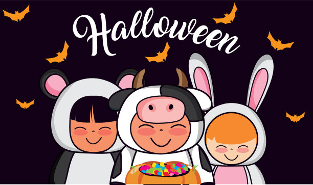 万圣节和孩子图片下载