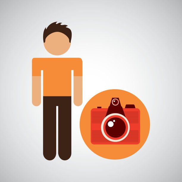 男性角色旅行者相机图片下载