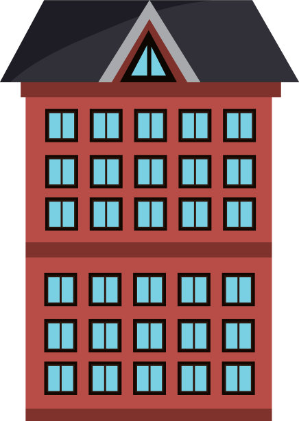 建筑外部孤立图标图片下载