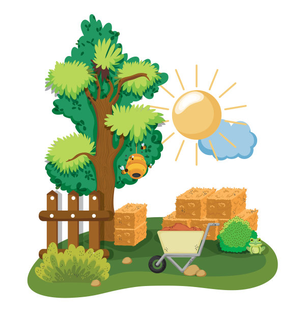 美丽的农场的漫画图片下载