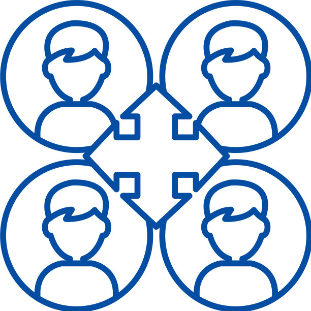 业务网络线图标概念业务图片下载