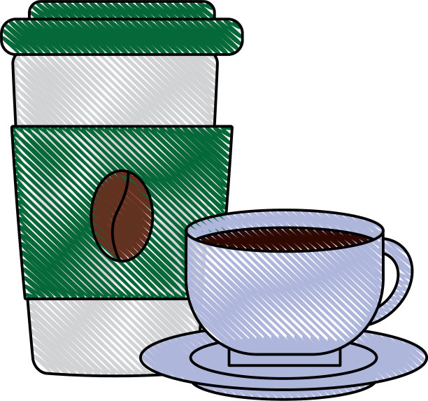 喝咖啡的时间设计图片下载