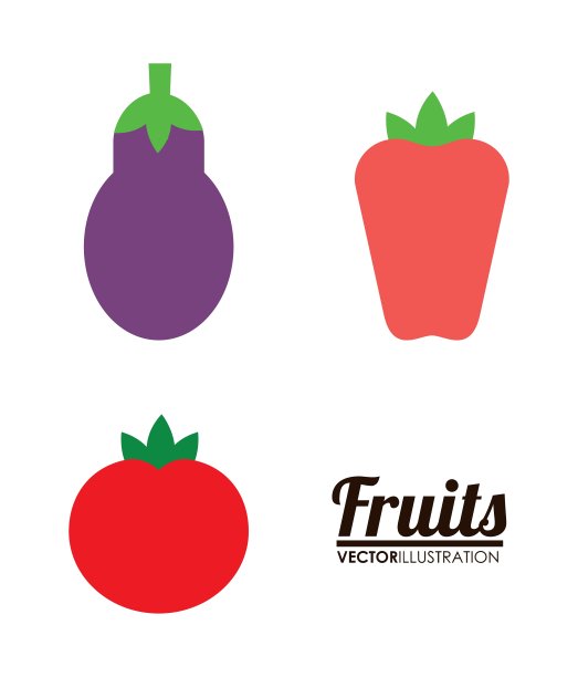 水果健康有机食品设计图片下载