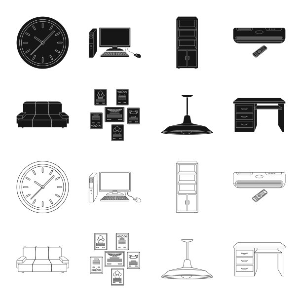 舒适的沙发和文凭里面图片下载