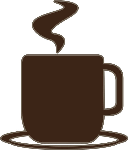 孤立的咖啡杯图片下载