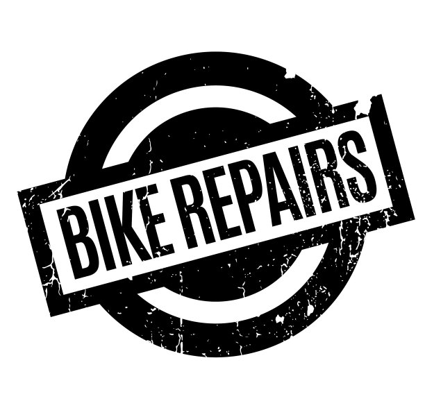 自行车修理橡皮图章图片下载