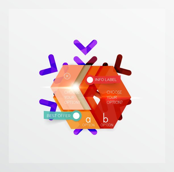 圣诞促销贴纸和标签图片下载