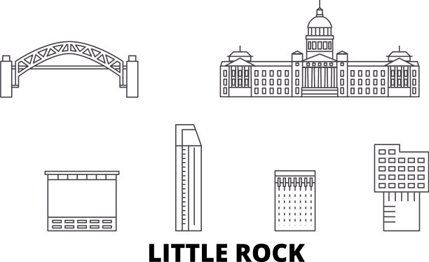 美国小岩线旅游天际线设置图片下载