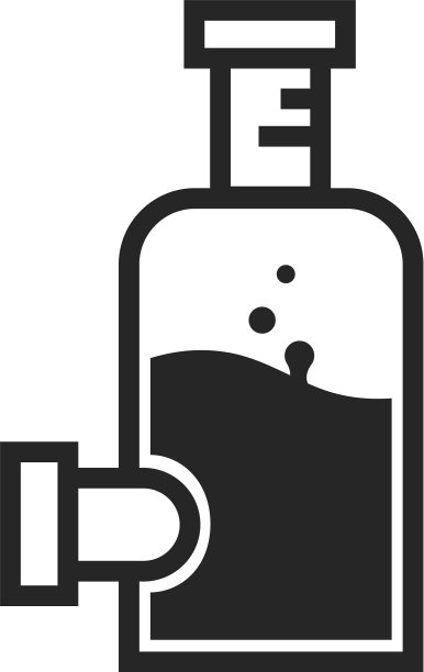 玻璃烧瓶简约风格图标图片下载
