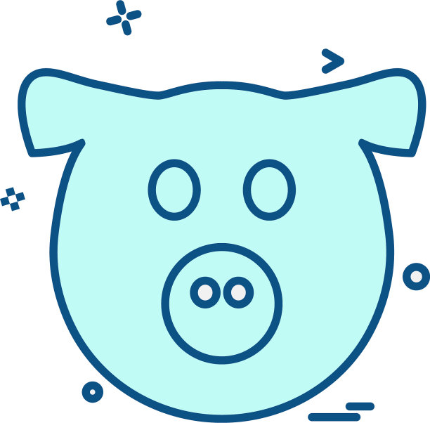 猪图标设计图片下载