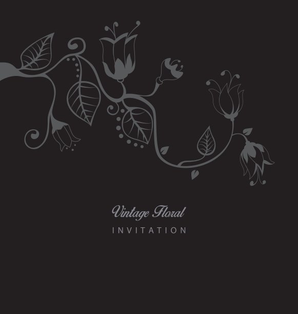 古董花的邀请图片下载