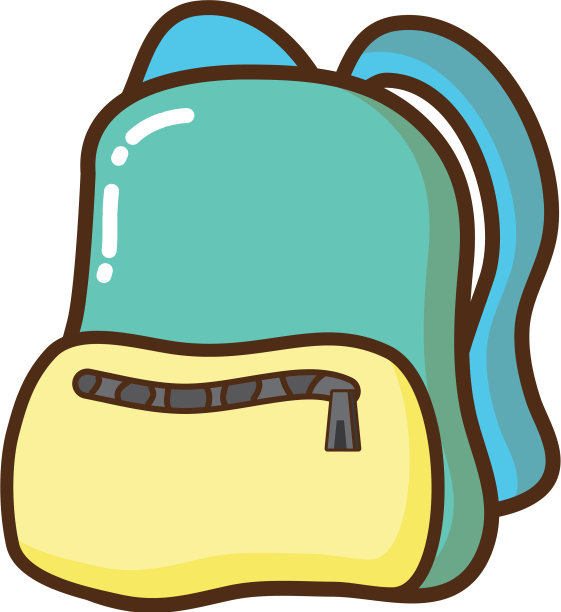 旅行背包孤立图标图片下载