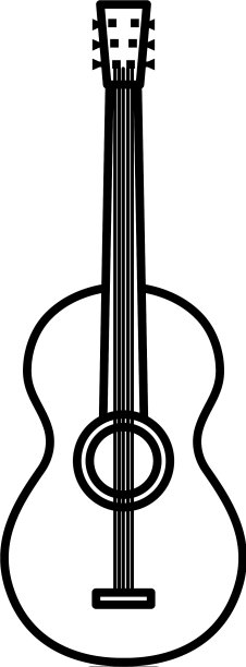 原声吉他乐器图标图片下载