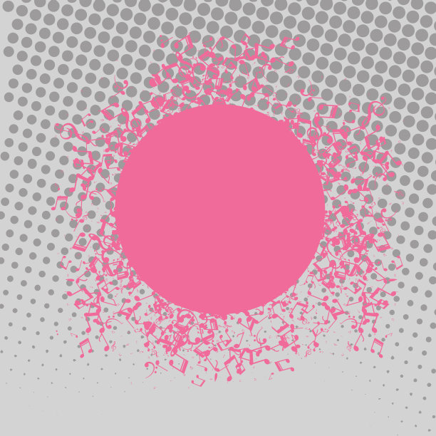 混乱和混乱的音符图标图片下载