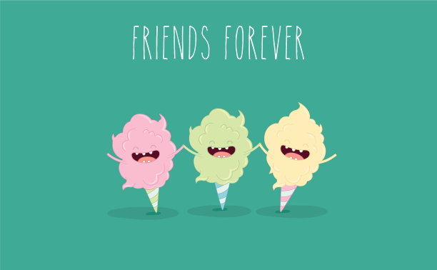 有趣的快餐套装糖果图片下载