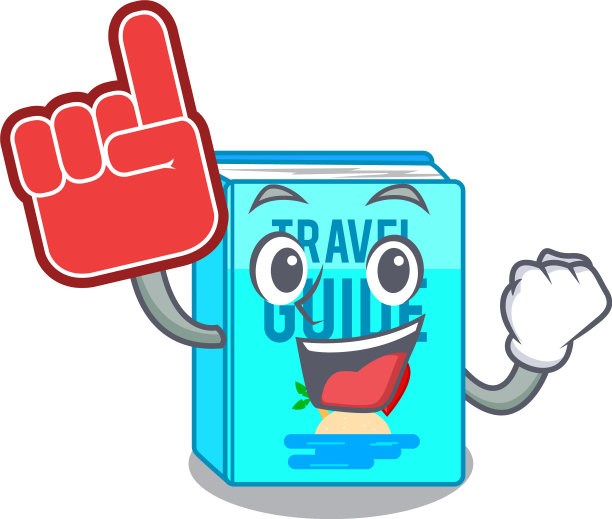 泡沫手指旅游指南上面的表格卡通图片下载