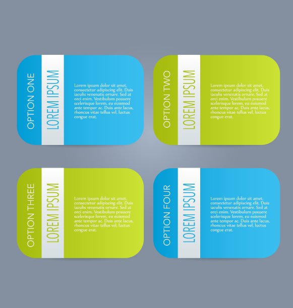 信息图表摘要横幅模板图片下载