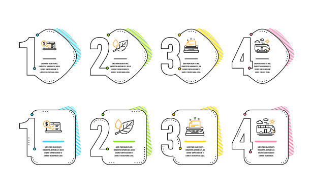 在线会计叶露和打字机图标图片下载