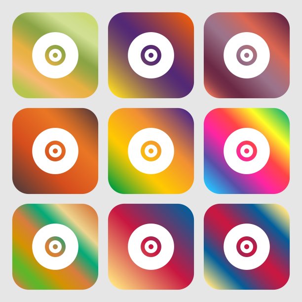 CD或DVD图标图片下载