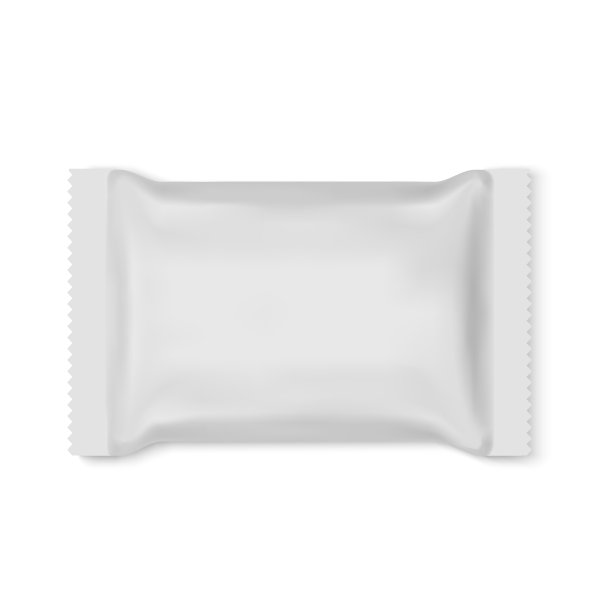 白色空白箔食品包装袋图片下载