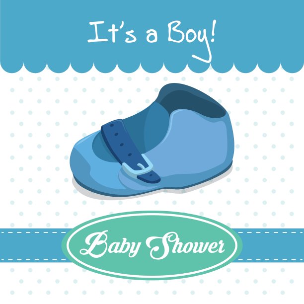 宝宝送礼会邀请卡设计图片下载