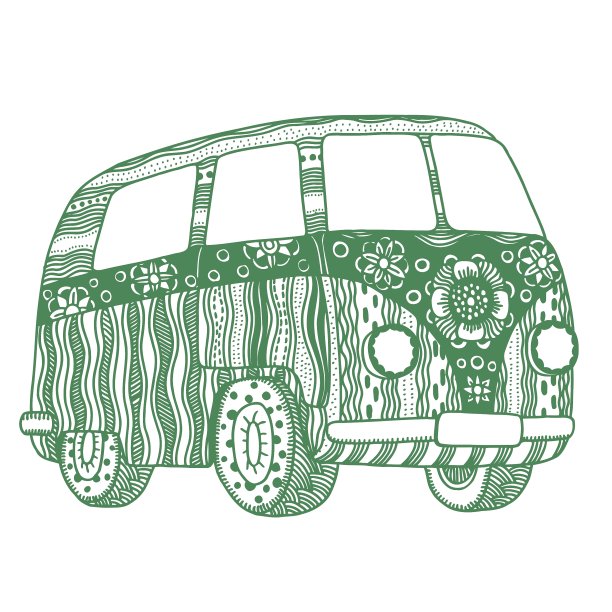 嬉皮老式汽车图片下载