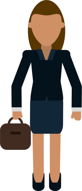 带公文包的女商人图片下载
