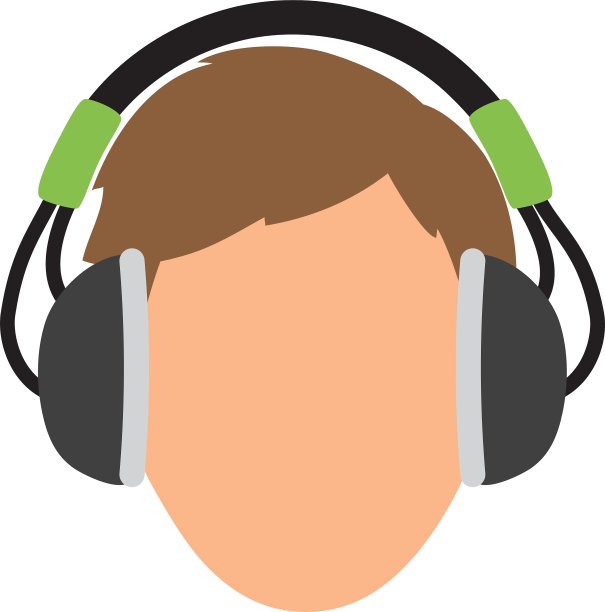 戴耳机的年轻人图片下载