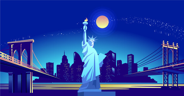 城市夜景观图片下载