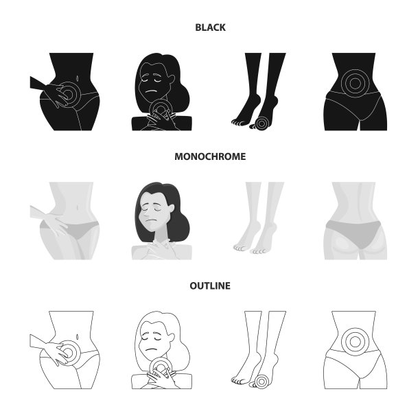 设计医院和渲染图标集图片下载