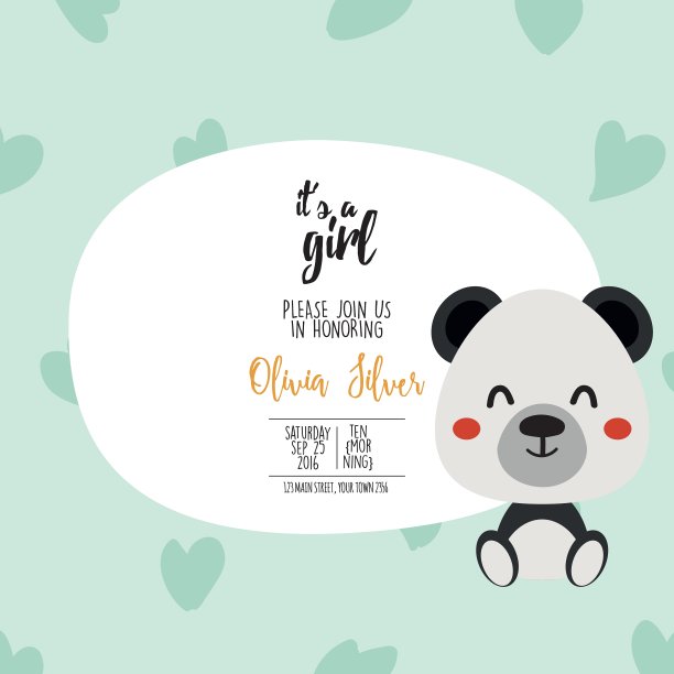 婴儿洗澡卡图片下载