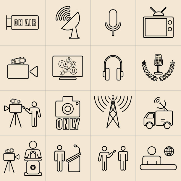 展览线图标设置广播图片下载