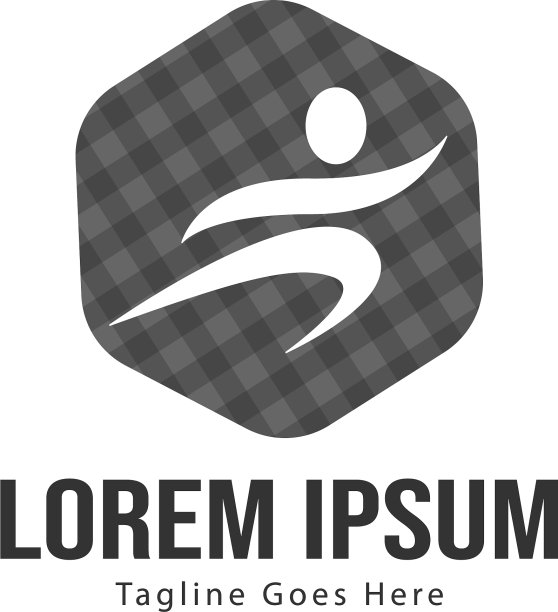 运动标志模板设计极简运动图片下载