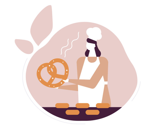 面包店-现代平面设计风格图片下载