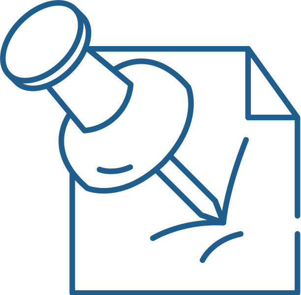 办公室引脚线图标概念办公室引脚平图片下载