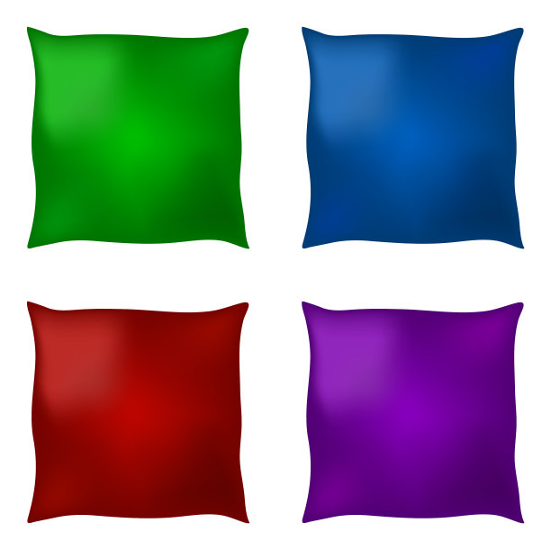 卡通枕头符号图标设计图片下载