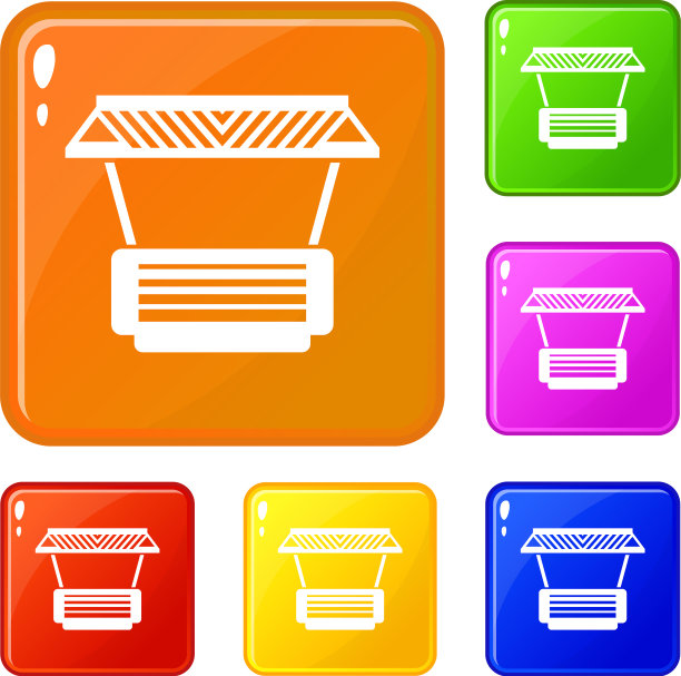 现代摊位图标设置颜色图片下载