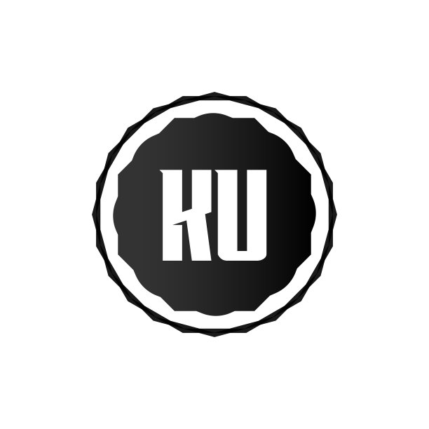 首字母KU标志模板设计图片下载
