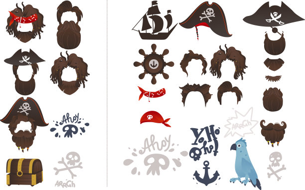 海盗照片亭道具图标设置图片下载