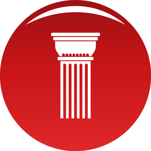 建筑栏图标红色图片下载