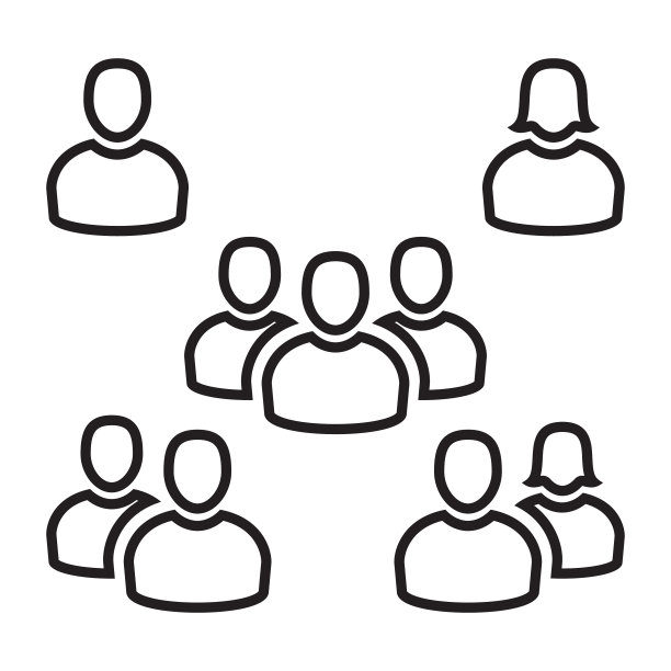 人物线条图标简笔画合集图片下载
