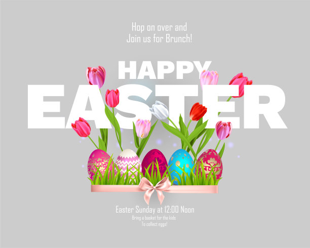 灰色的复活节的概念图片下载