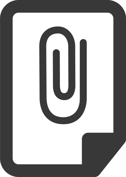 白色便条纸与回形针隔离在白色图片下载