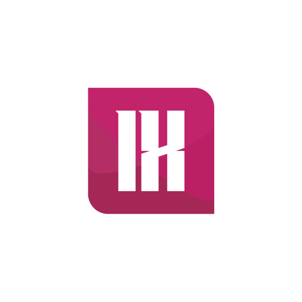 首字母标志ix模板设计图片下载